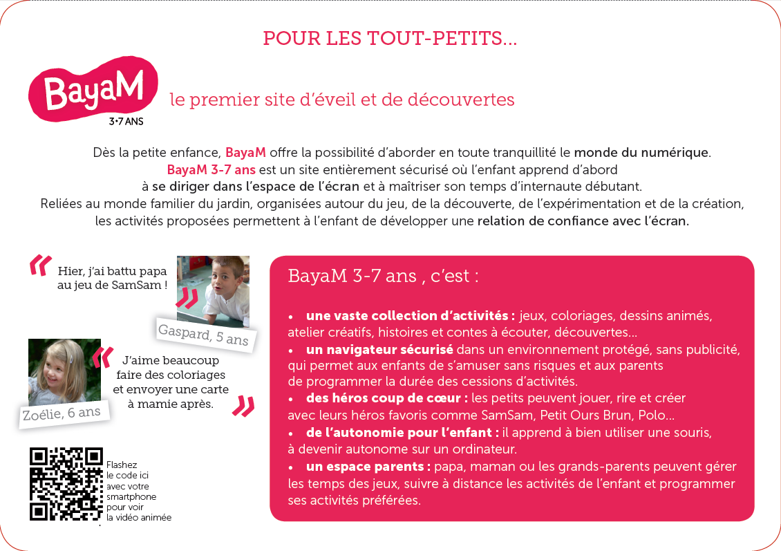 bayam 3-7 ans bayam